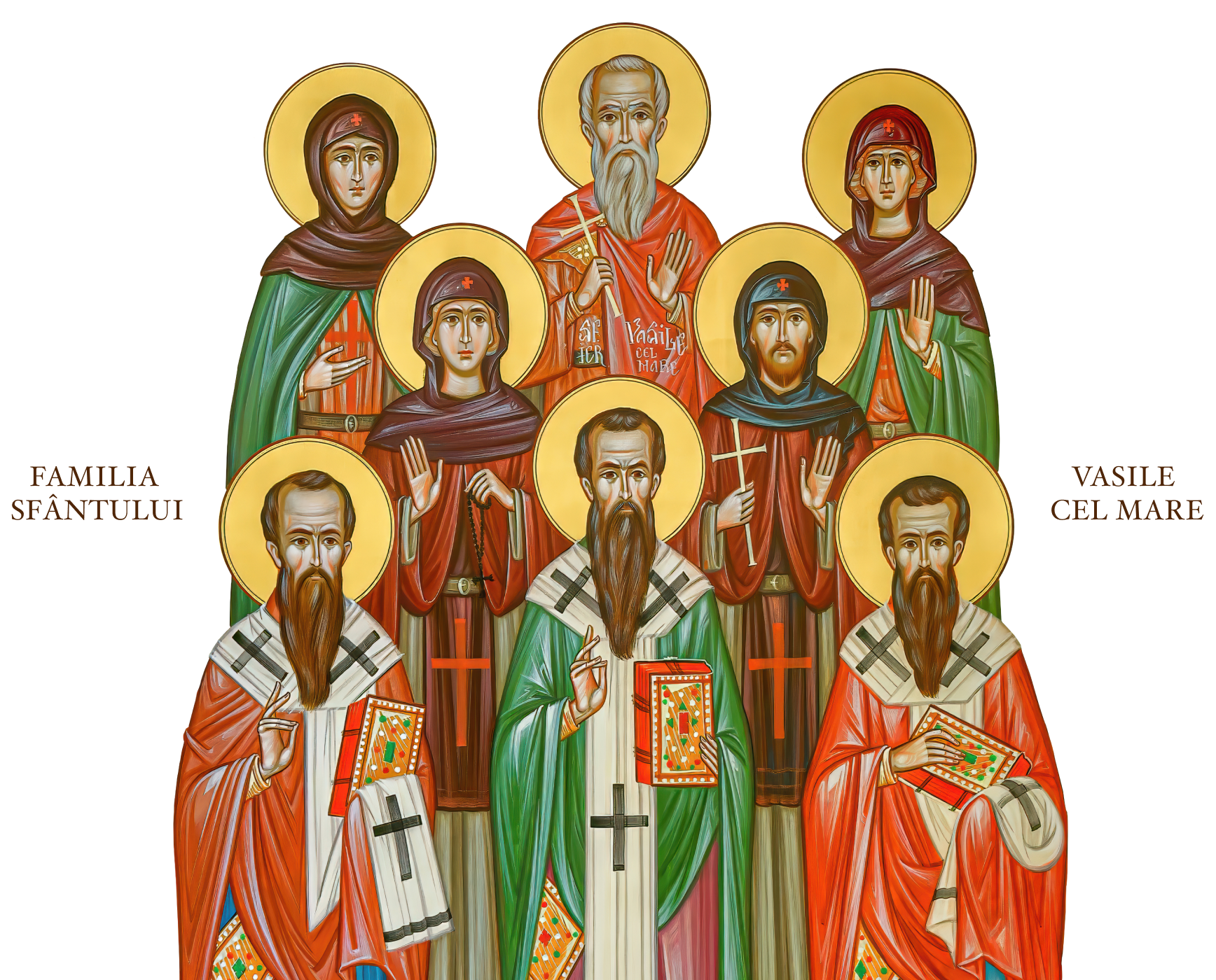 Anul omagial al pastorației familiei creștine și Anul comemorativ al sfintelor femei din calendar - Familia Sf. Vasile cel Mare