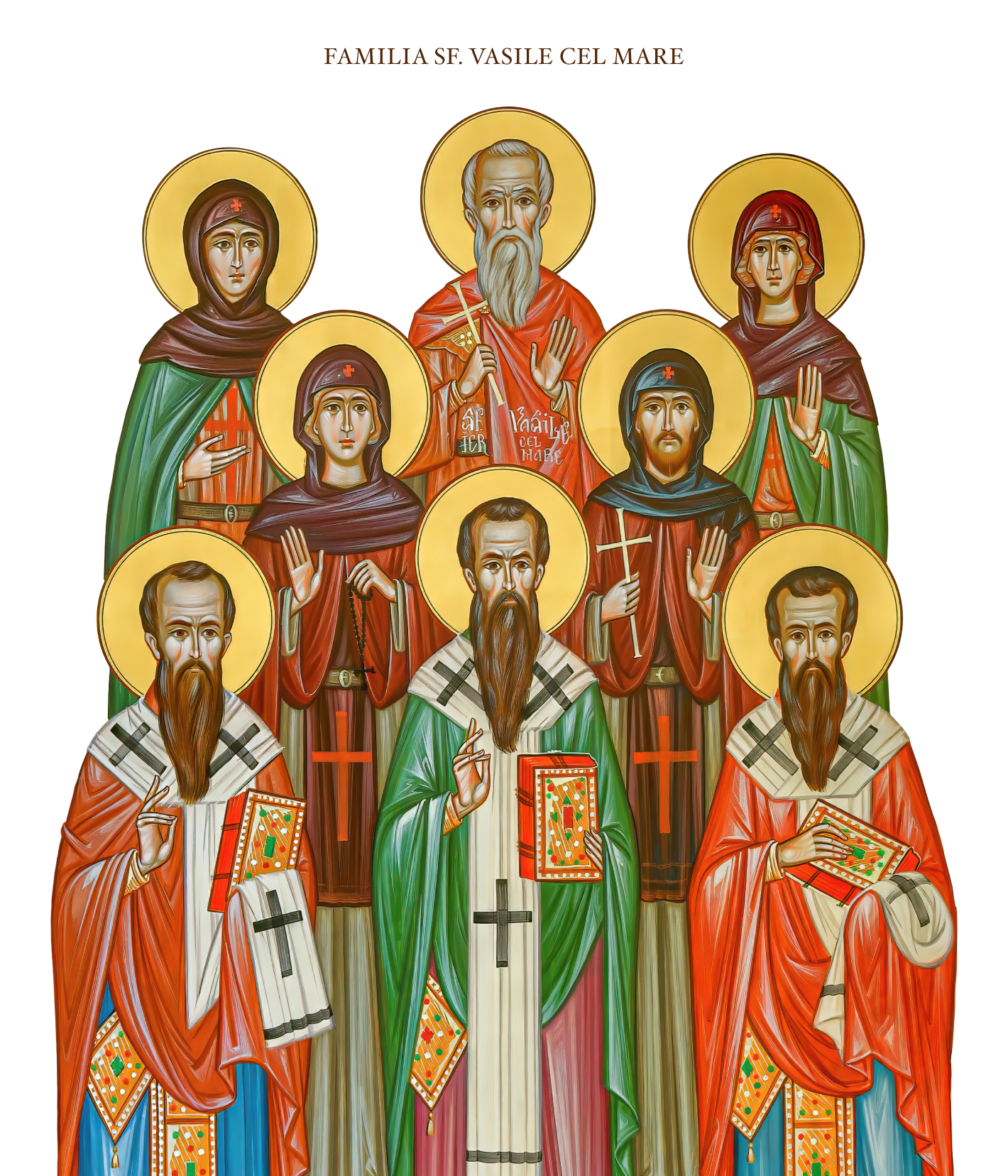 Anul omagial al pastorației familiei creștine și Anul comemorativ al sfintelor femei din calendar - Familia Sf. Vasile cel Mare