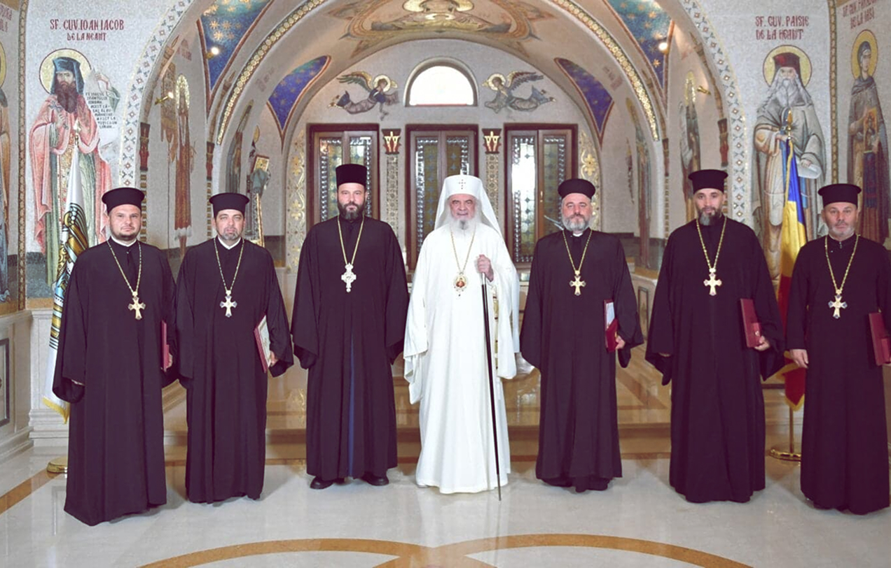 Patriarhul Daniel a primit în vizită o delegație de clerici din Episcopia Daciei Felix