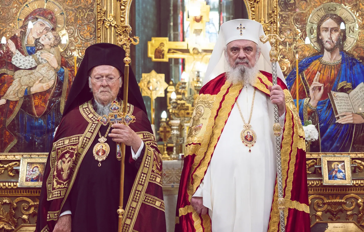 The Patriarch of Romania congratulates Ecumenical Patriarch on the 35th anniversary of his enthronement